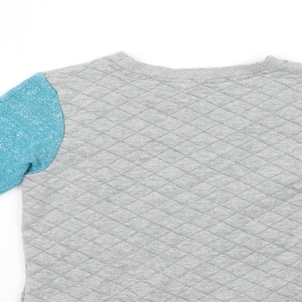M&Co Boys Grey   Pullover Sweatshirt Size 2-3 Years