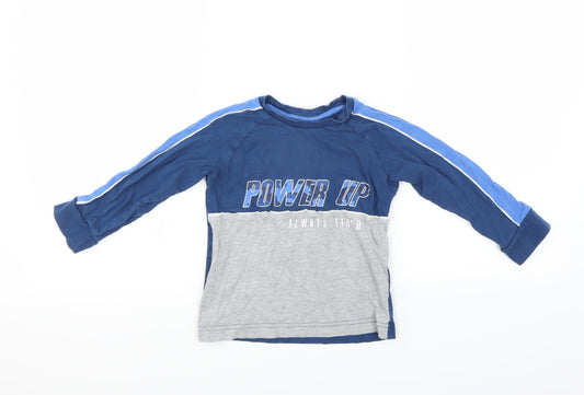 Matalan Boys Blue   Basic T-Shirt Size 5 Years