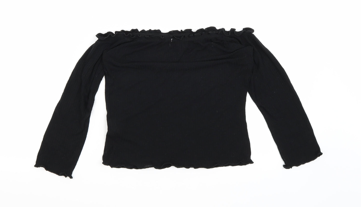 Be Umbrale  Womens Black   Basic T-Shirt Size M