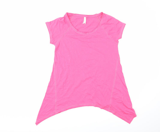 Marks and Spencer Womens Pink   Basic T-Shirt Size 10
