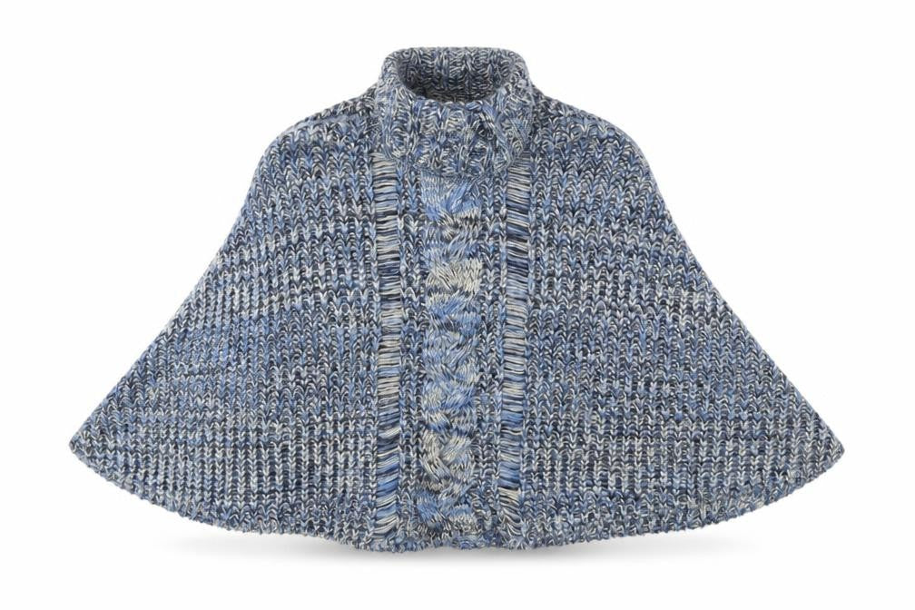 Front view of Red Herring women’s blue knit jumper, size L