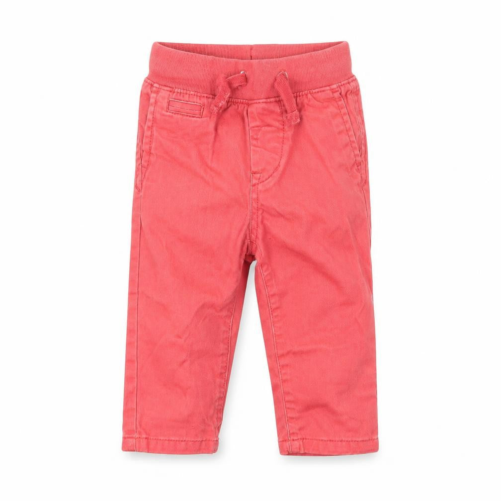 Front view of Gap Baby Pink Trousers, size 12, Months