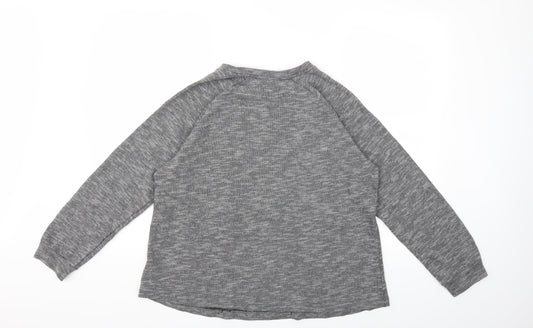 ASOS Womens Grey  Knit Pullover Jumper Size 12