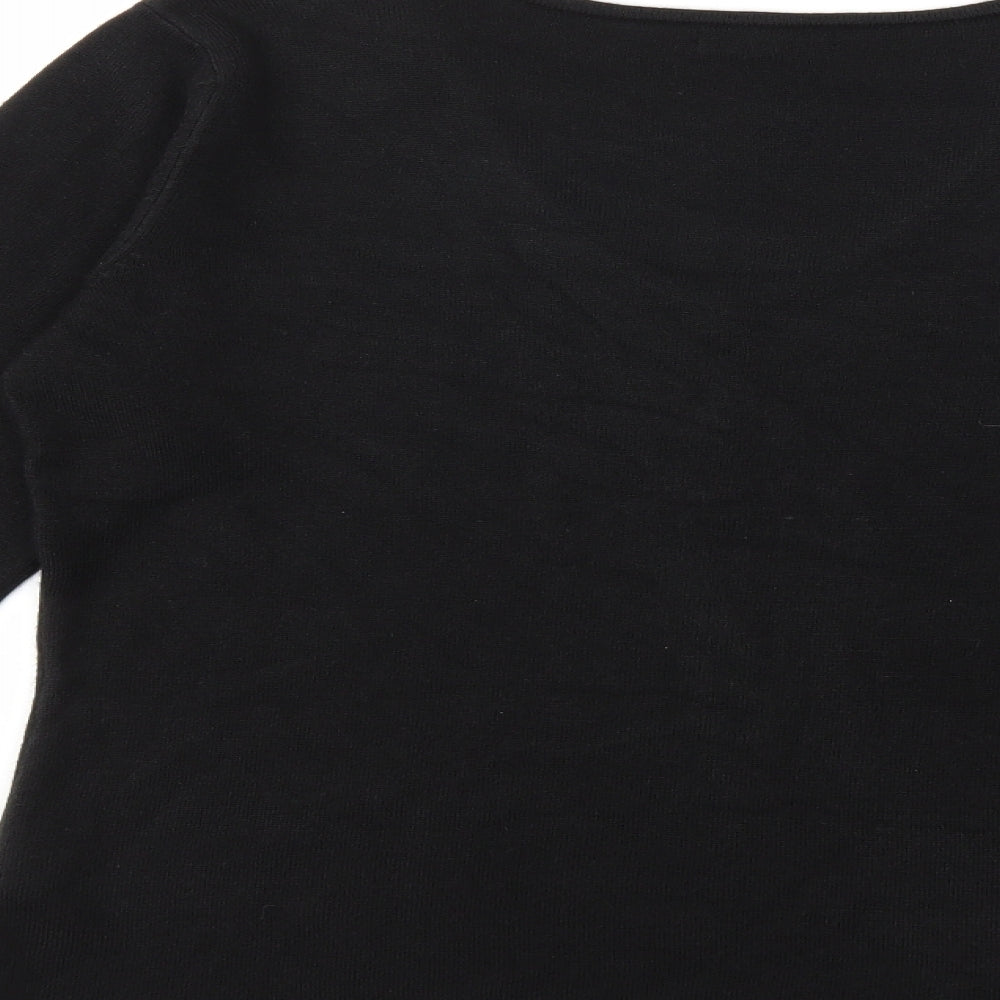 Bonmarché Womens Black   Pullover Jumper Size S