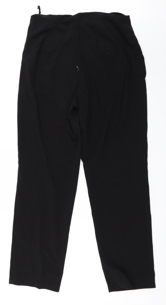 Marks and Spencer Womens Black   Trousers  Size 14 L30.5 in