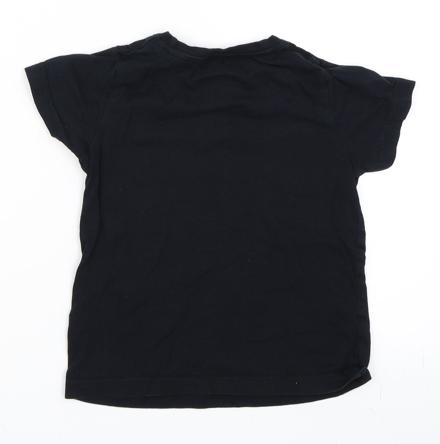 Primark Boys Black   Basic T-Shirt Size 4-5 Years