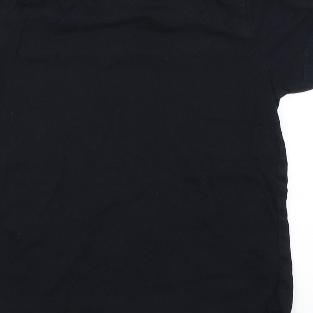 Primark Boys Black   Basic T-Shirt Size 4-5 Years