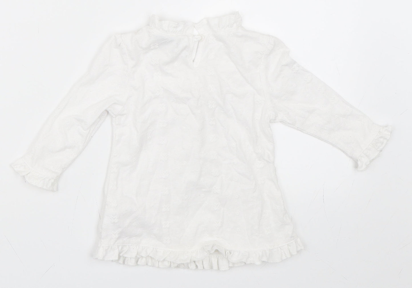 NEXT Girls White   Shift  Size 6-9 Months