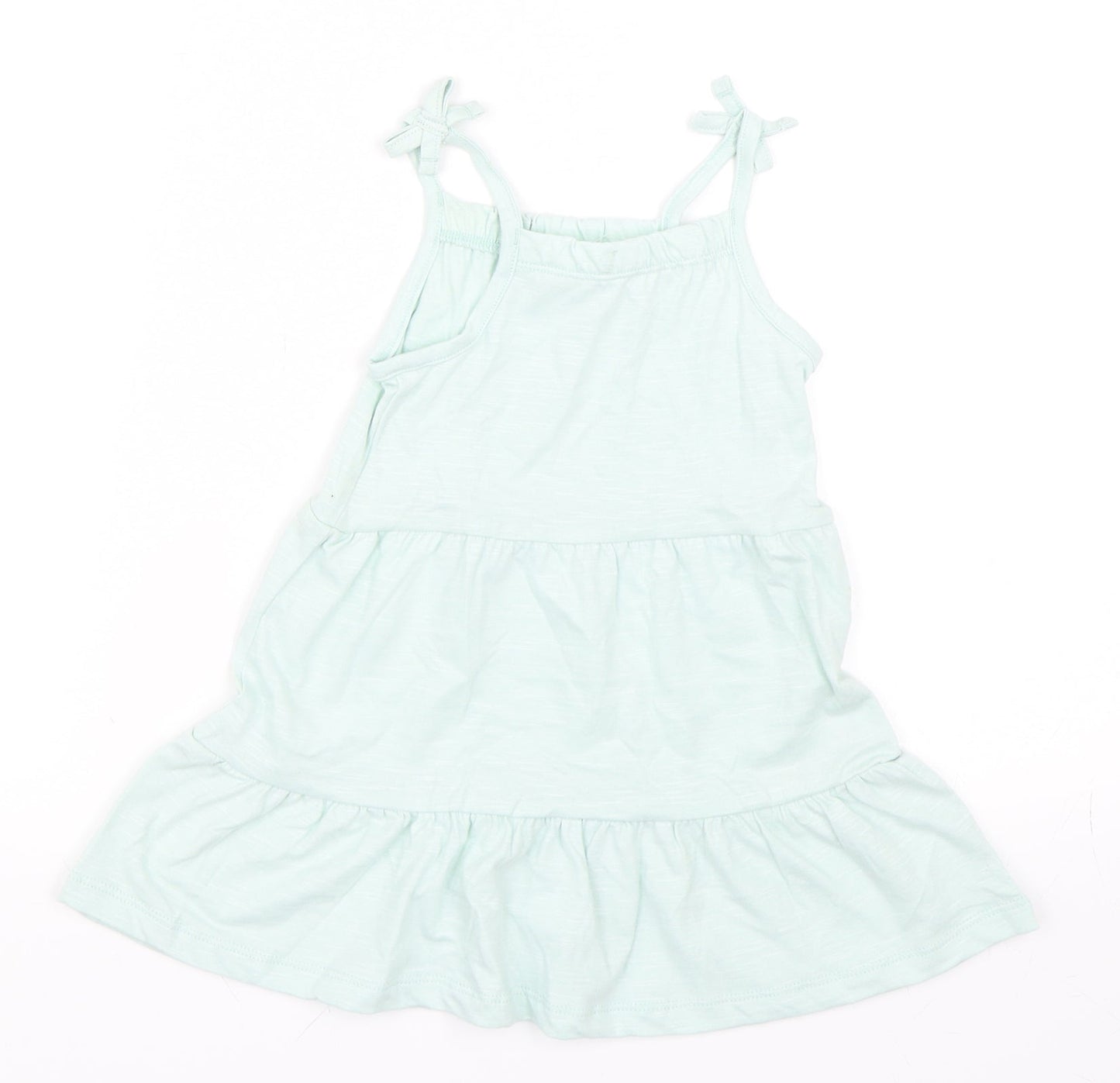 Marks and Spencer Girls Green   Shift  Size 12-18 Months
