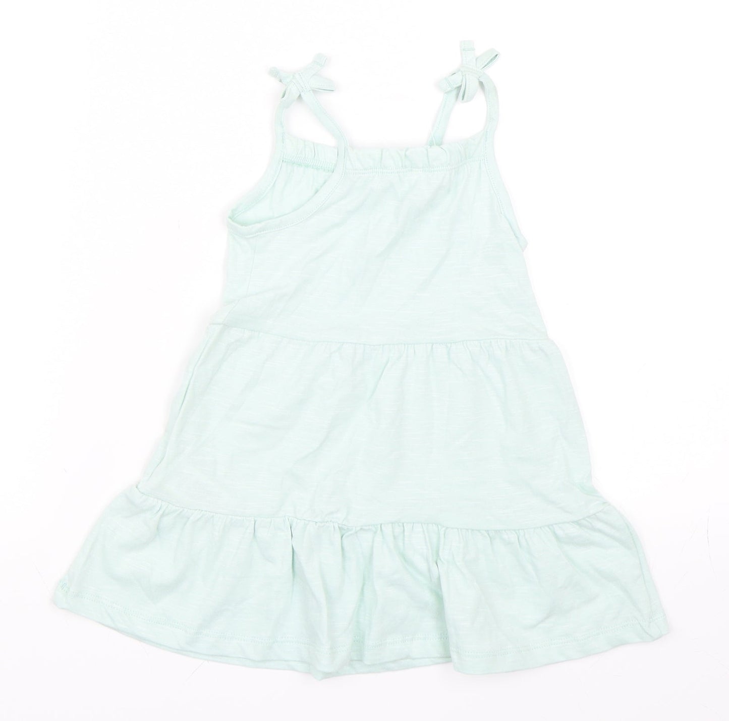 Marks and Spencer Girls Green   Shift  Size 12-18 Months