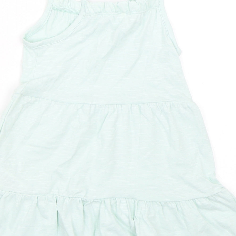 Marks and Spencer Girls Green   Shift  Size 12-18 Months