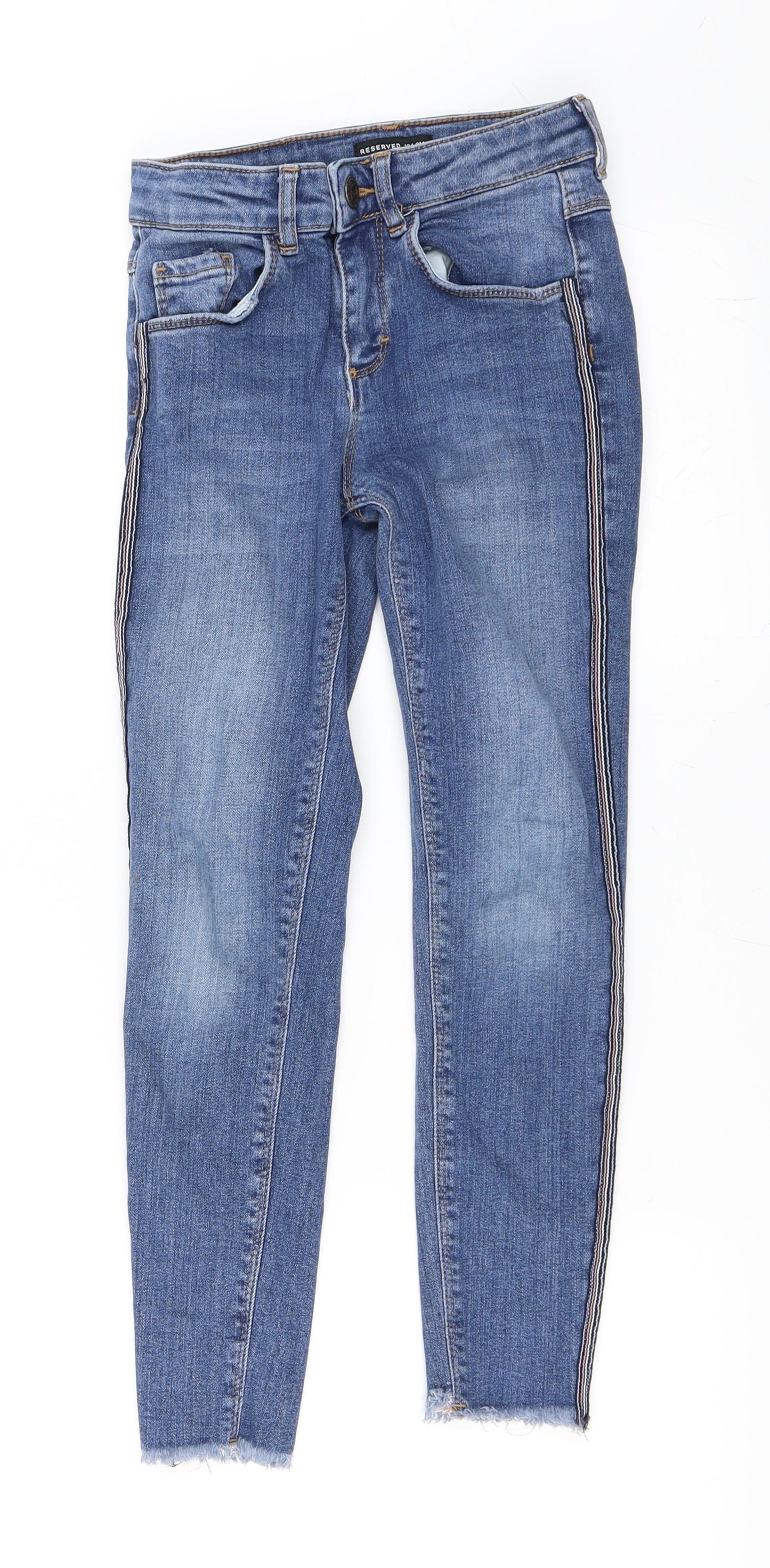 RESERVED Girls Blue  Denim Skinny Jeans Size 9 Years