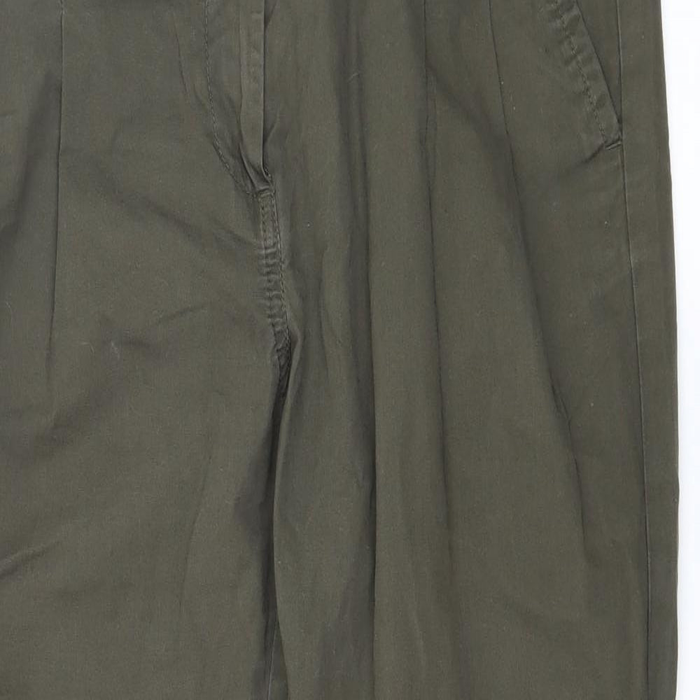 Dorothy Perkins Womens Green   Trousers  Size 8 L27 in
