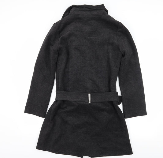 Altinay Womens Grey   Pea Coat Coat Size S