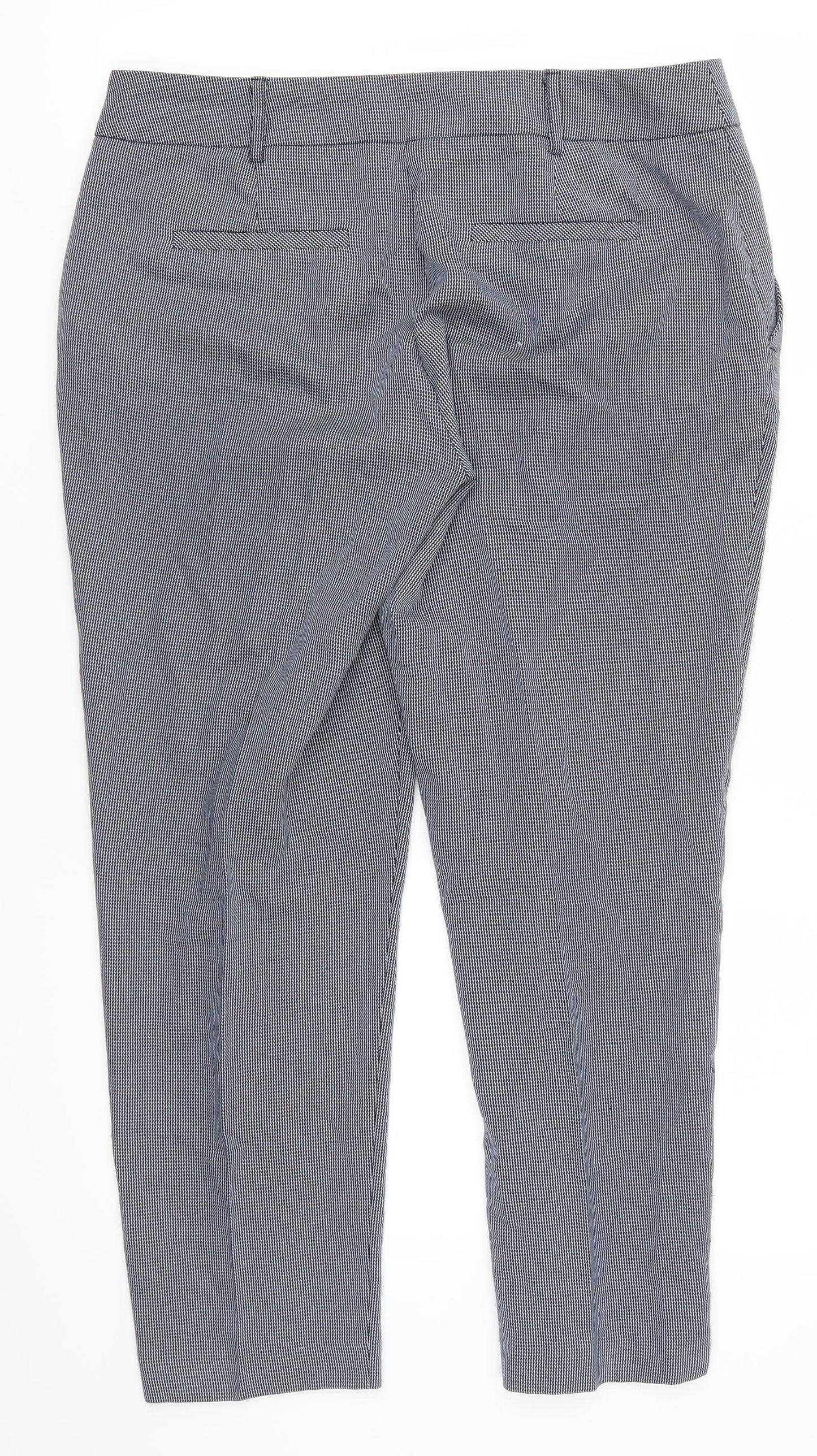 Dorothy Perkins Womens Blue   Trousers  Size 12 L25 in