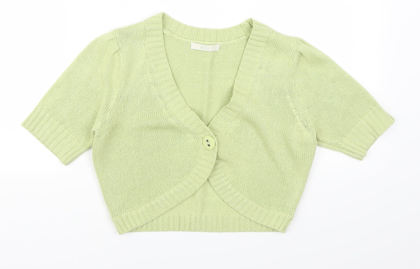 Marks and Spencer Womens Green   Cardigan Jumper Size 12