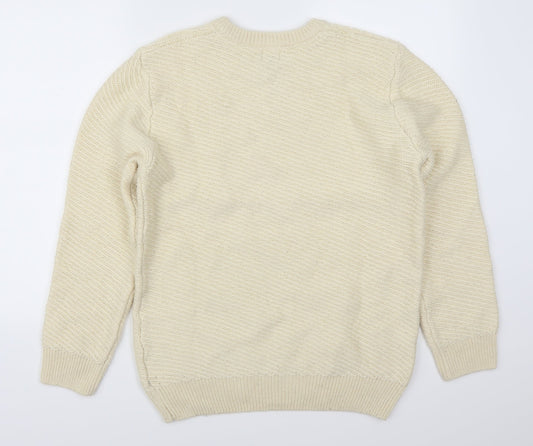 H&M Womens Beige   Pullover Jumper Size S