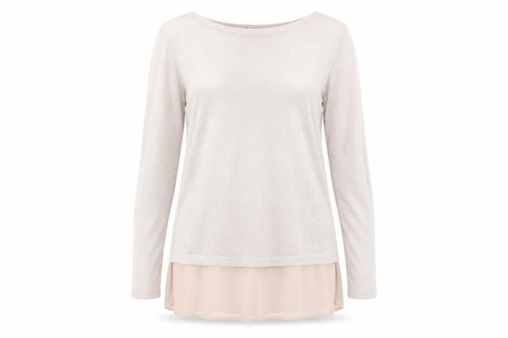 Front view of Wallis women’s pink jumper, size UK 10