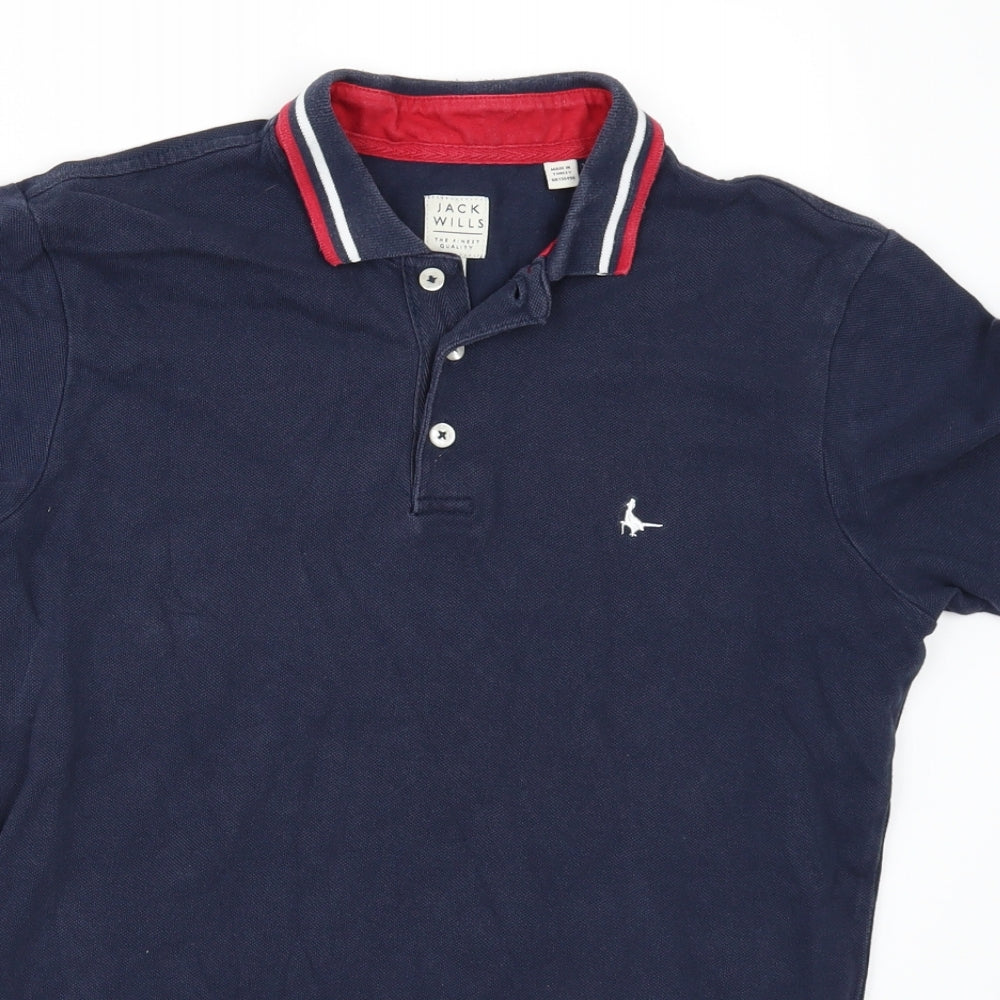 Jack Wills Mens Blue    Polo Size XS