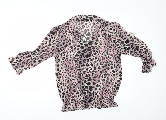 NEXT Womens Multicoloured Animal Print  Tunic Blouse Size 10