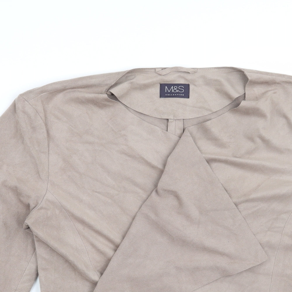 Marks and Spencer Womens Grey   Jacket Blazer Size 12