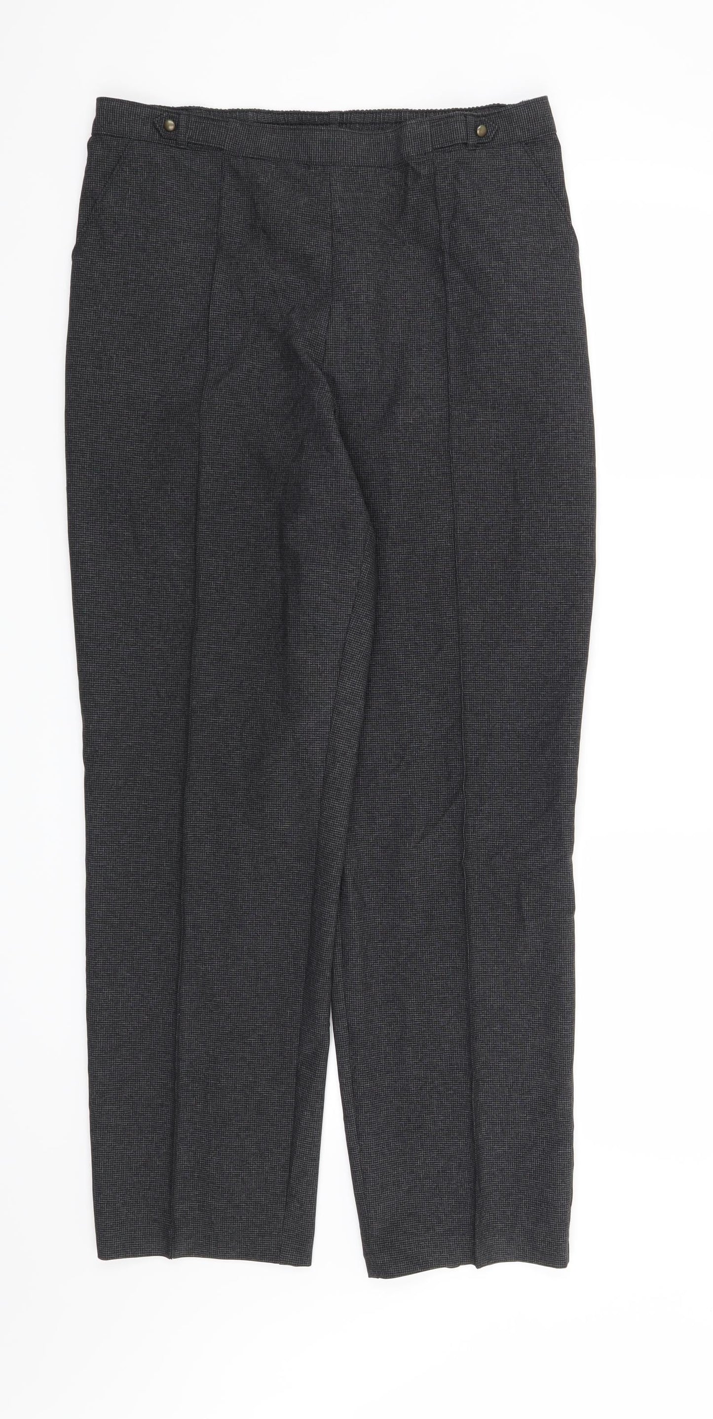 Marks and Spencer Womens Grey   Trousers  Size 12 L30 in