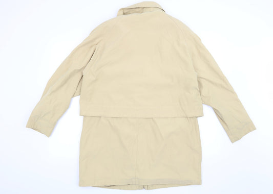 Debenhams Womens Yellow   Overcoat Coat Size 14