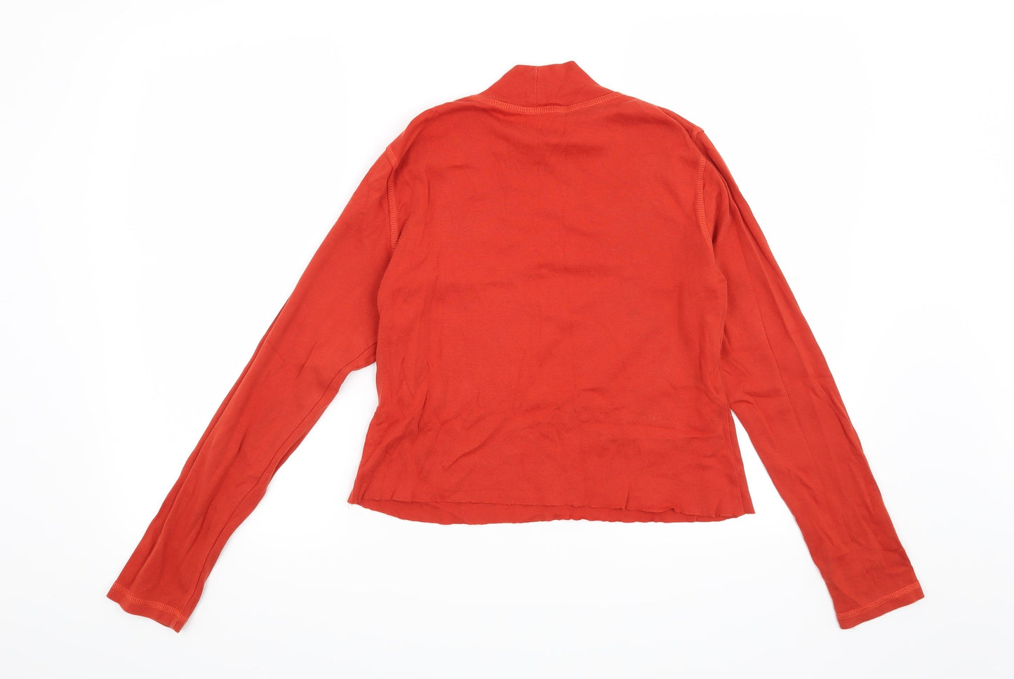 Preworn Womens Orange   Basic Blouse Size S