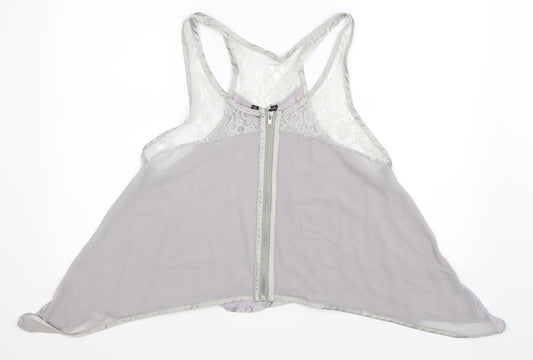 Zoe Womens Grey   Basic Tank Size M