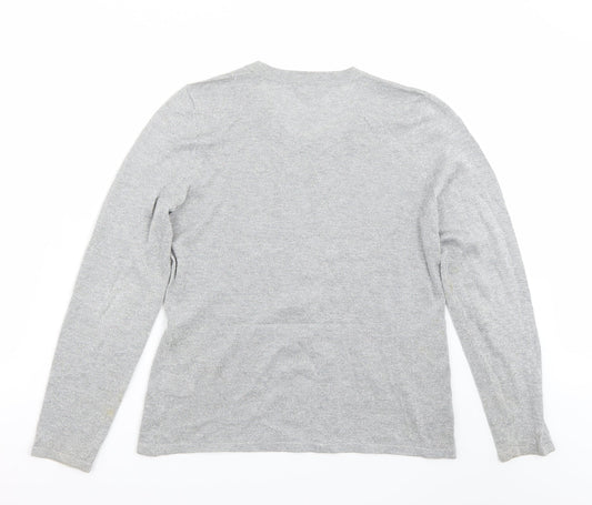 Planet Womens Silver   Pullover Jumper Size M