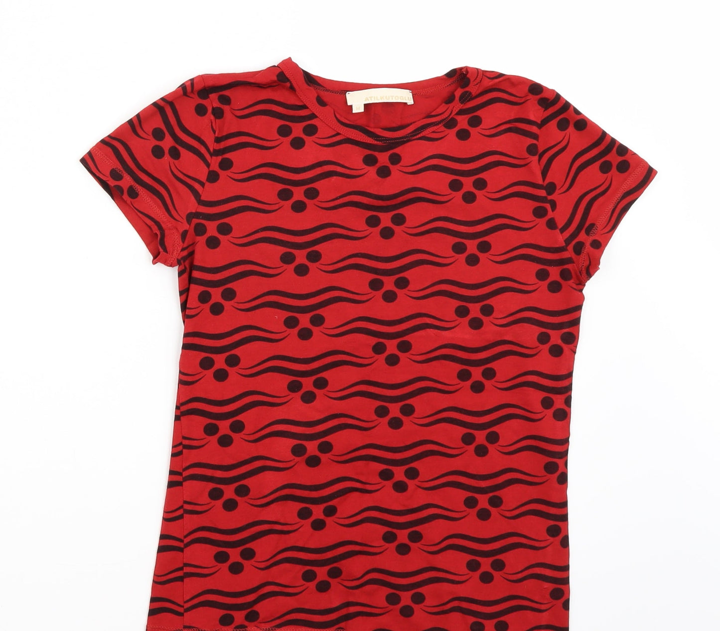 Atilkutoglu Womens Red   Basic T-Shirt Size M