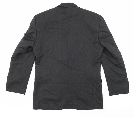 Preworn Mens Grey   Jacket Suit Jacket Size 38