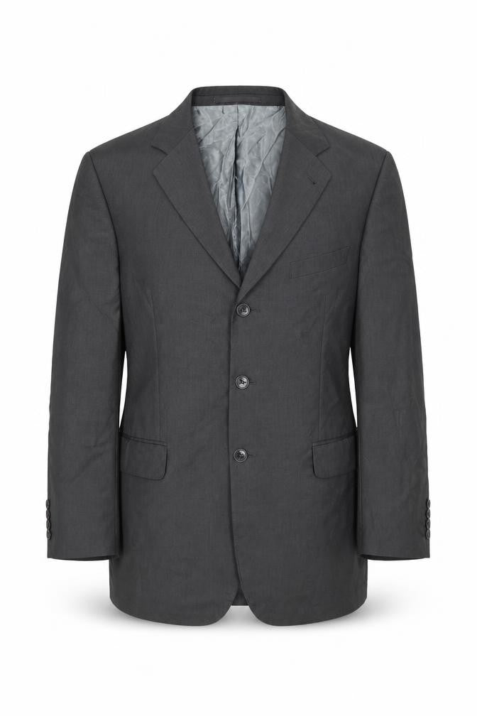 Front view of Next men’s grey jacket suit jacket, size 42