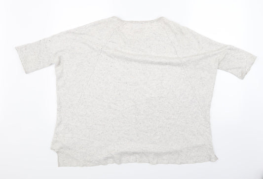 Phase Eight Womens Grey  Knit Pullover Jumper Size M