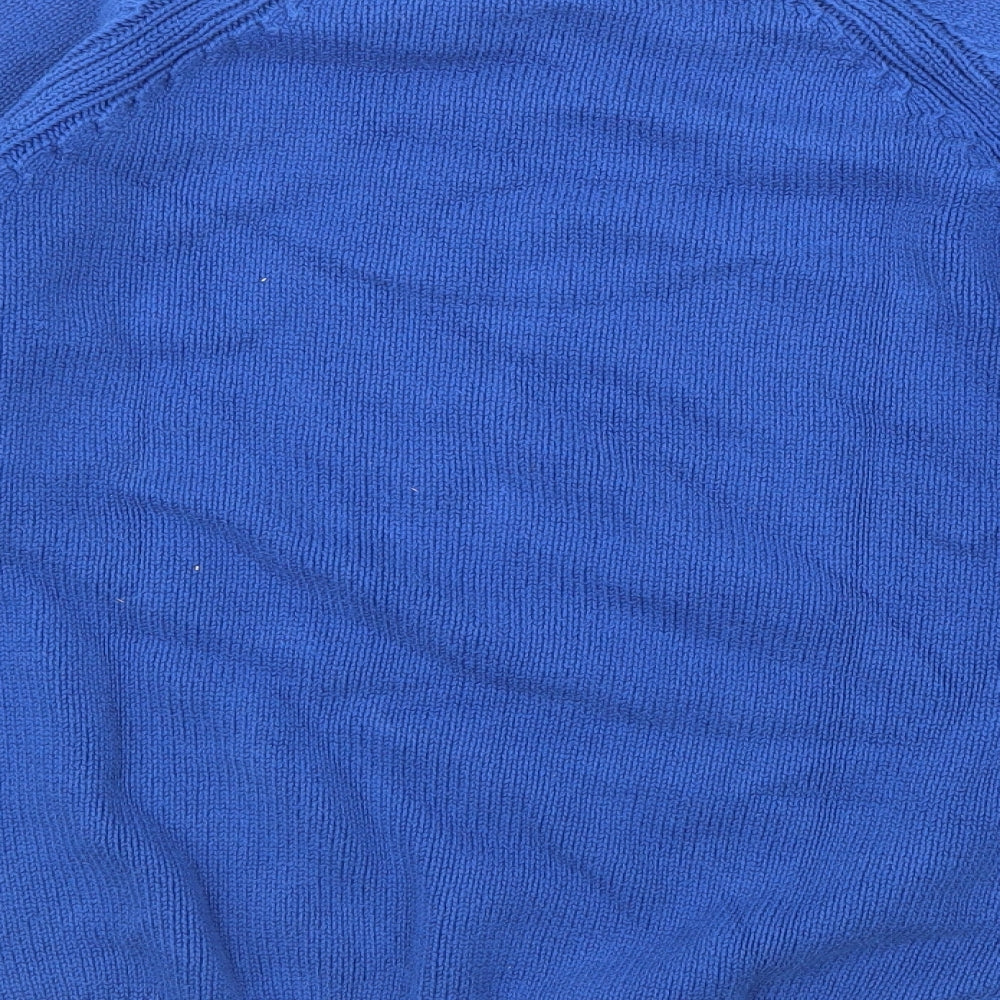 Isle Womens Blue  Knit Pullover Jumper Size S