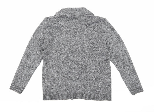 Pure & Natural Womens Grey  Knit Pullover Jumper Size L
