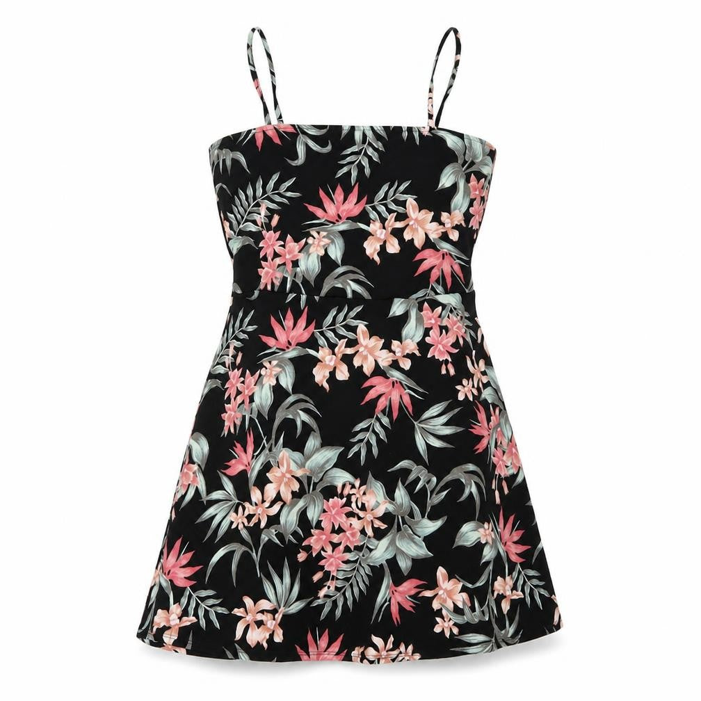 H&M Womens Black Floral  Basic Blouse Size 12