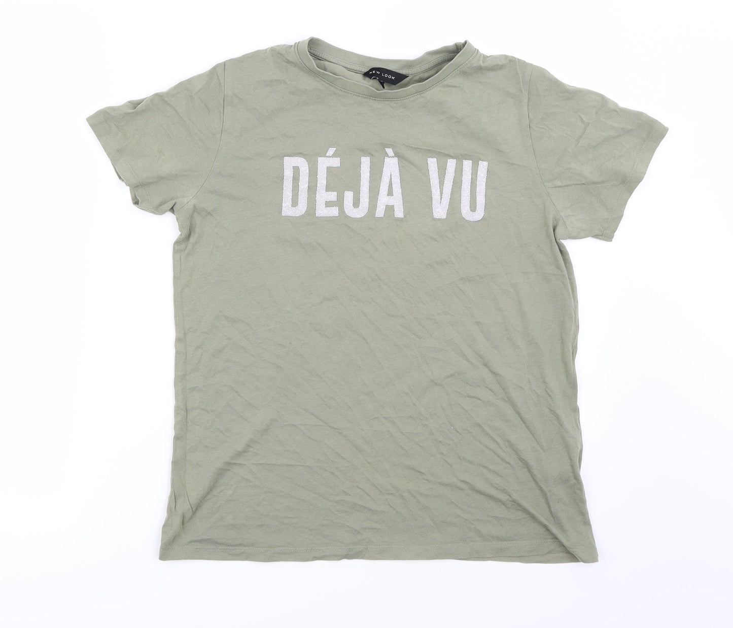 New Look Womens Green   Basic T-Shirt Size 12