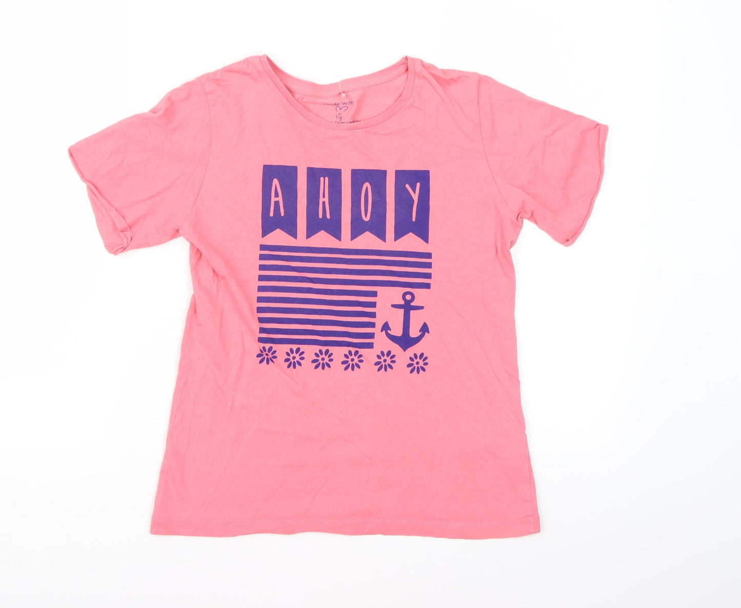 Young Dimension Girls Pink   Basic T-Shirt Size 11-12 Years  - Ahoy