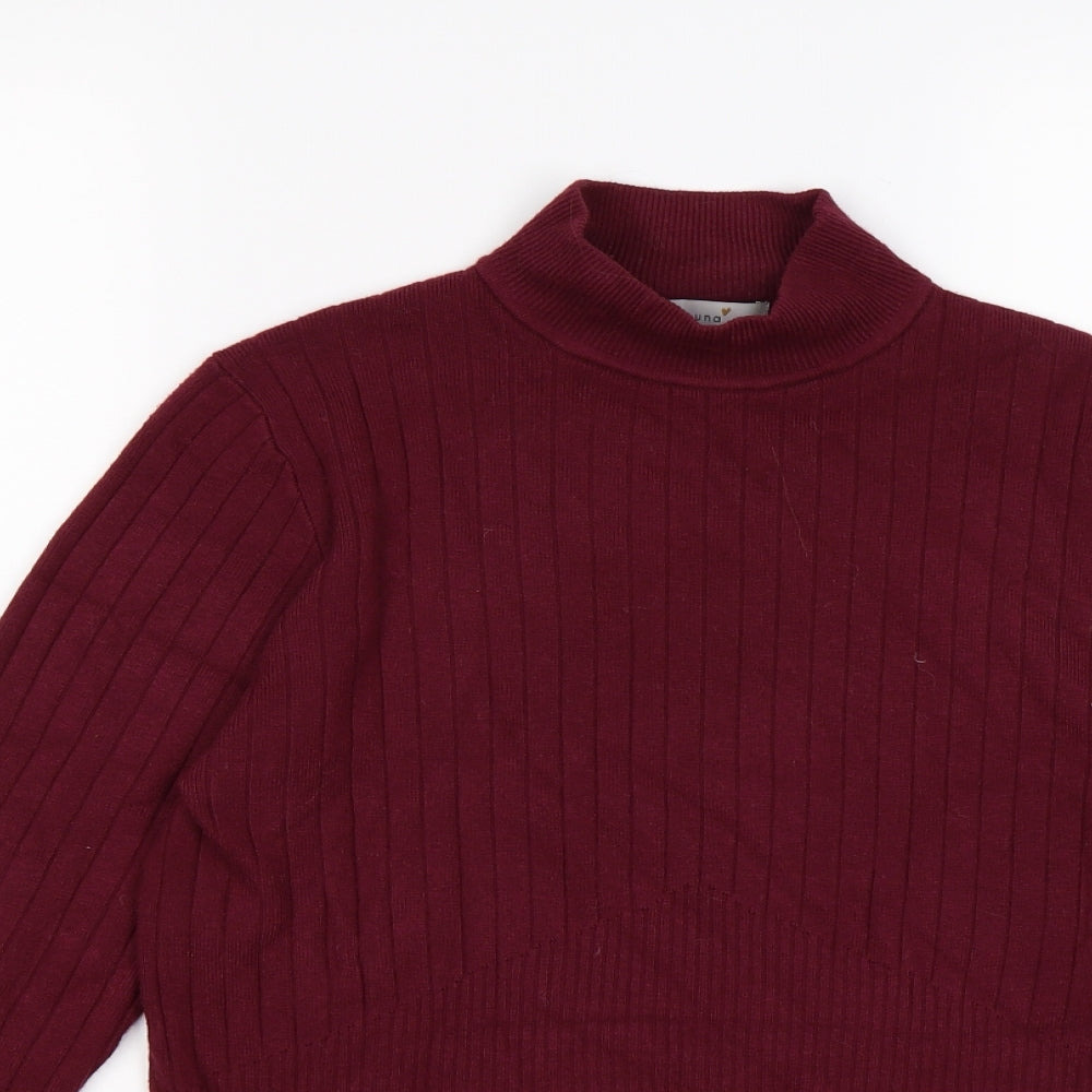 Per Una Womens Purple Striped  Pullover Jumper Size 16