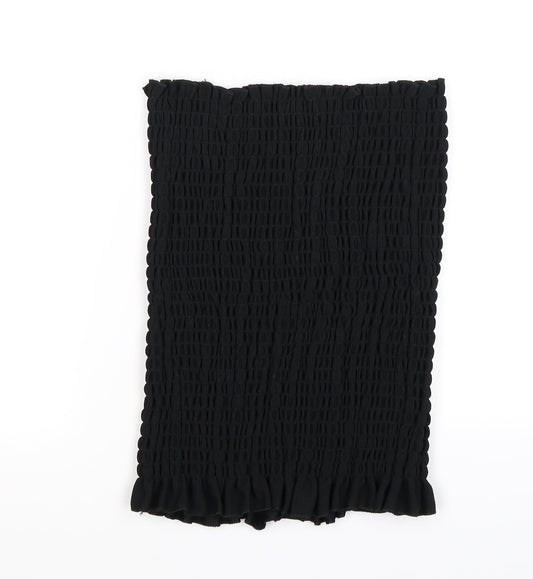 nastygal Womens Black Striped Microfibre Camisole Tank Size 10