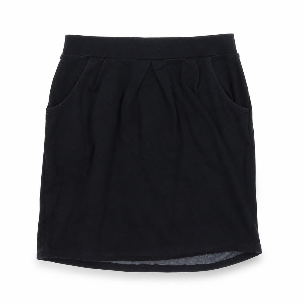 Front view of Marks & Spencer girls’ blue a-line skirt, size 14-15, years