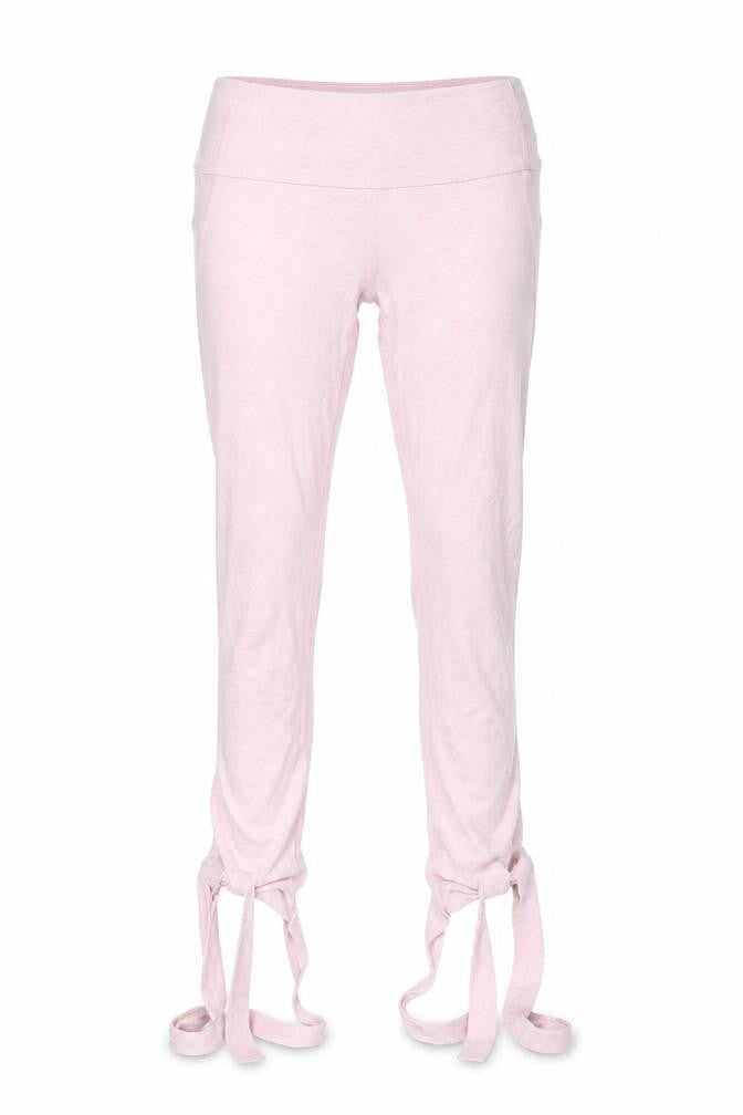 Front view of Gap women’s pink jogger leggings, size XS, 20-inch leg