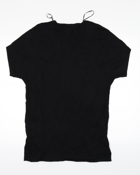 Tezenis Womens Black Polka Dot  Basic T-Shirt Size M
