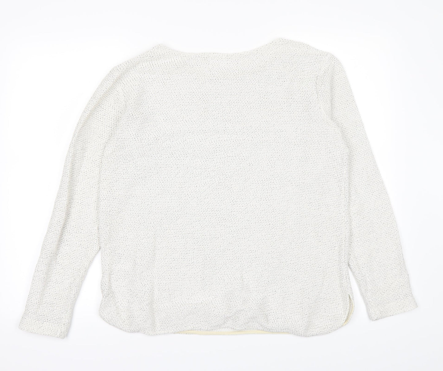 Preworn Womens White   Pullover Jumper Size M