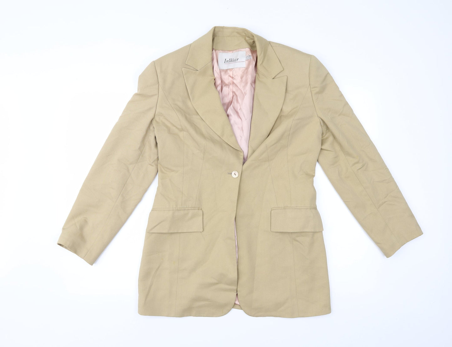 InWear Womens Beige   Jacket Blazer Size 8