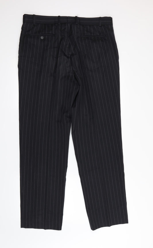 French Connection Mens Black   Dress Pants Trousers Size S L30 in