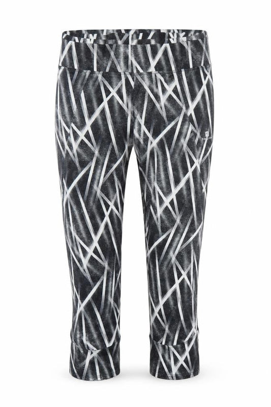 DECATHLON Womens Multicoloured Geometric  Sweatpants Trousers Size 8 L20 in