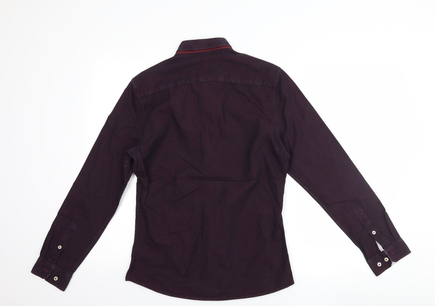 NEXT Mens Purple    Button-Up Size S