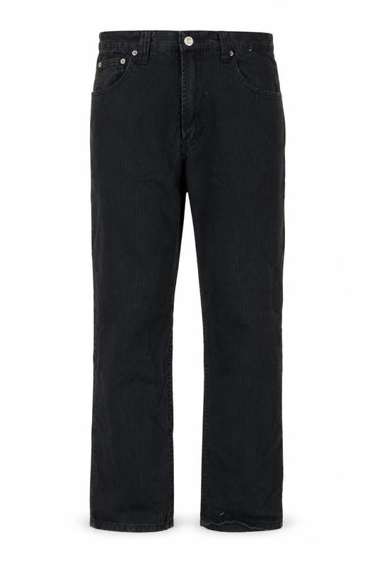 Matinee Mens Black Striped  Straight Jeans Size 30 in L28 in